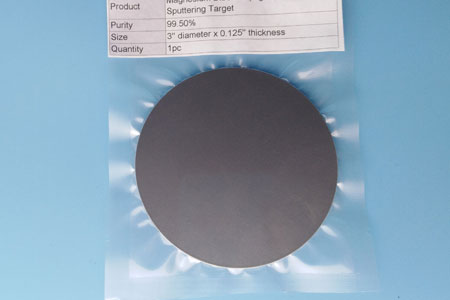 Magnesium Diboride Sputtering Targets (MgB2)