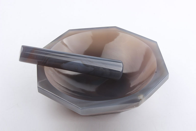 Agate Mortars & Pestles (SiO2)