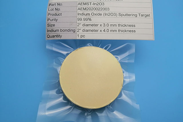 Indium Oxide Sputtering Targets (In2O3)