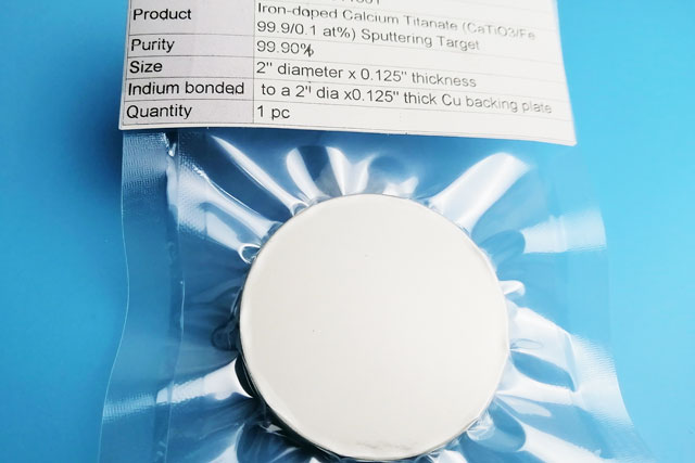 Calcium Titanate Sputtering Targets (CaTiO3)