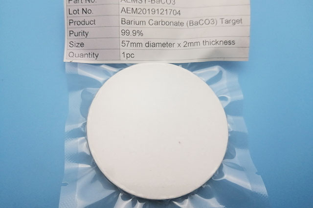 Barium Carbonate Sputtering Targets (BaCO3)