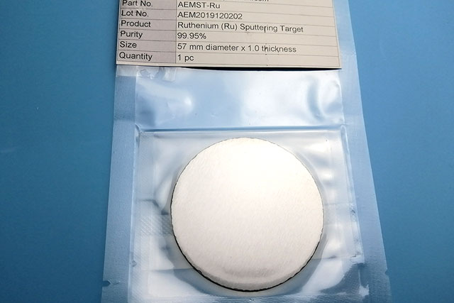 Ruthenium Sputtering Targets (Ru)