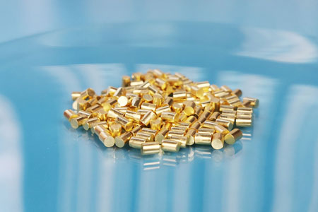 Gold Pellet Evaporation Material Video