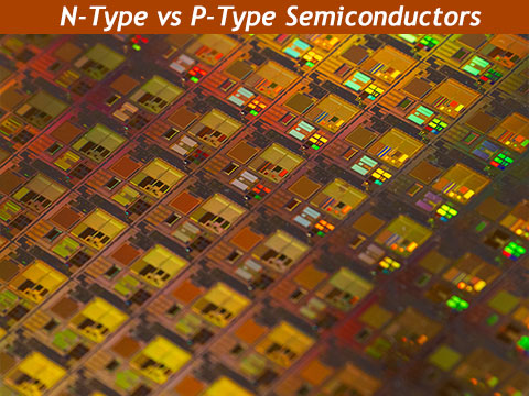 N-type and P-type semiconductors differences