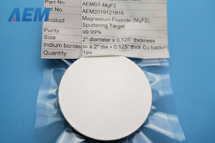 Magnesium Fluoride Sputtering Targets (MgF2)