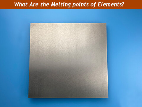 Melting Points Of Elements Reference - All 95 Elements