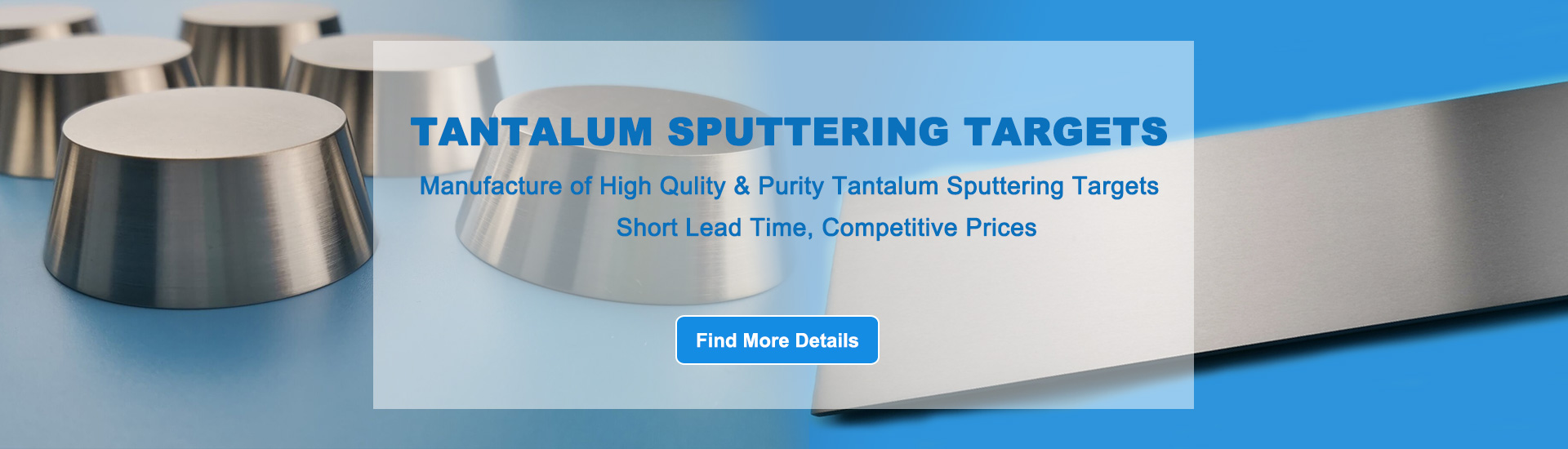 As a sputtering targets manufacturing ! We provide all kinds of sputtering targets for customers all over the world!